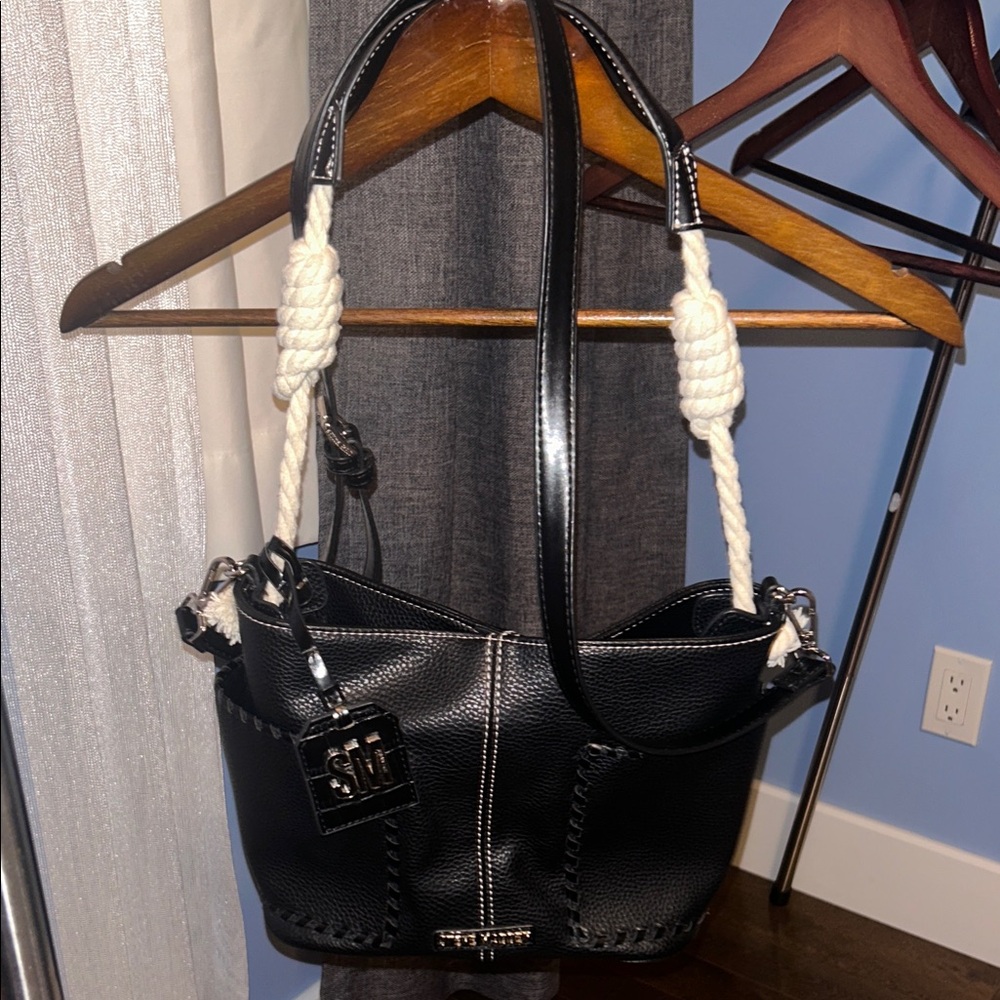 Steve Madden Black and White Shoulder Bag